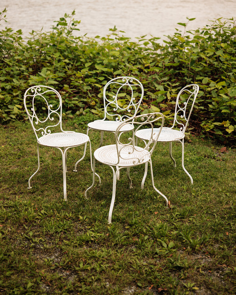 French Garden Chairs - Set of 4