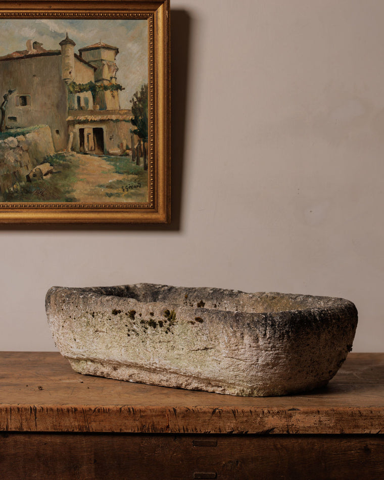 French Limestone Planter