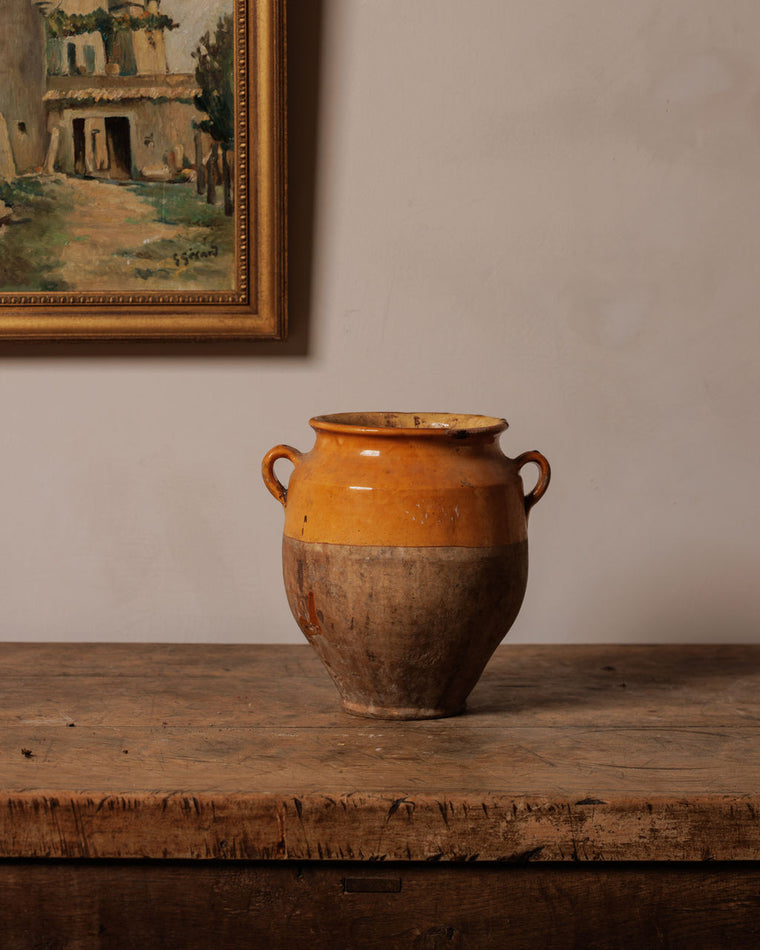Ochre Confit Pot