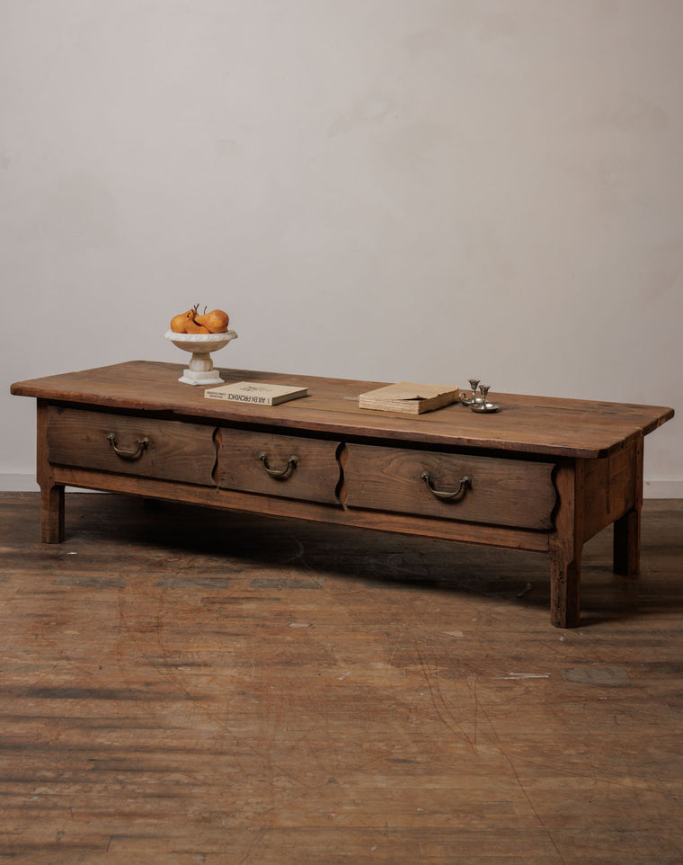 19th c. Chestnut Coffee Table