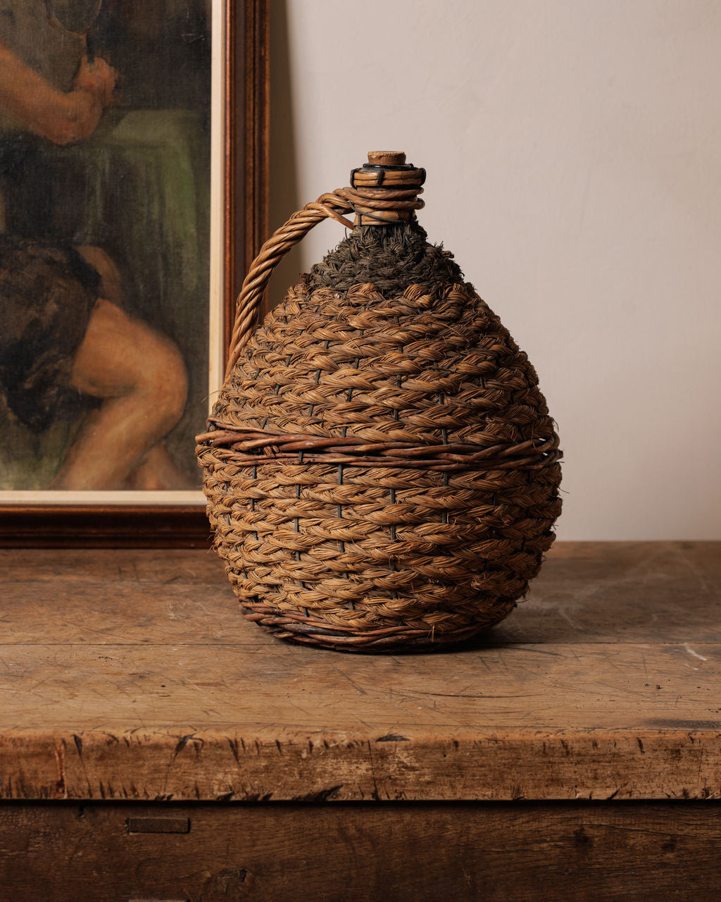 Straw Wrapped Demijohn - Large
