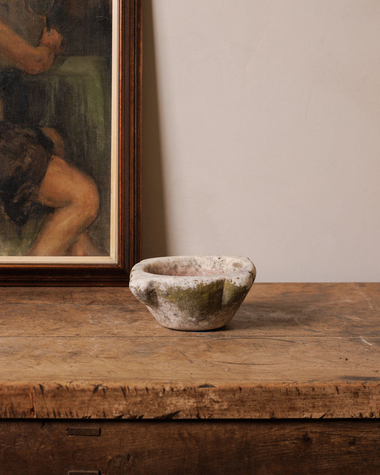 Patina Spanish Marble Mortar - 1