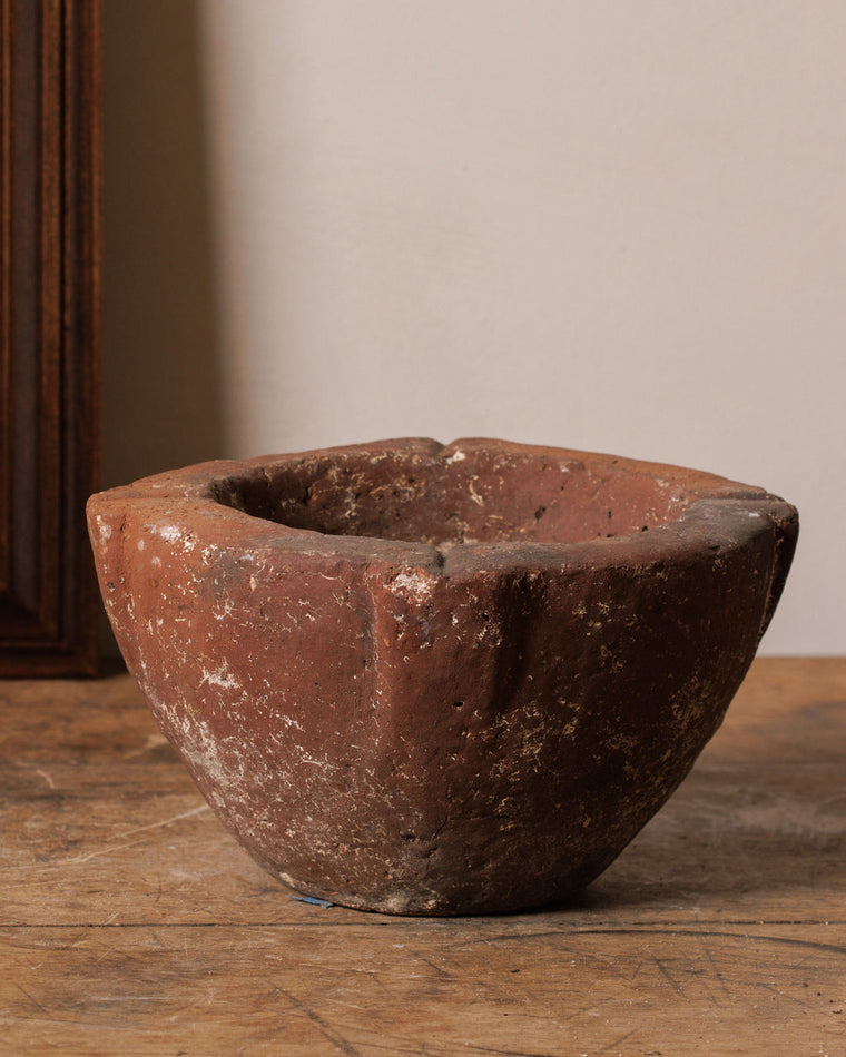 Spanish Red Stone Mortar - 2