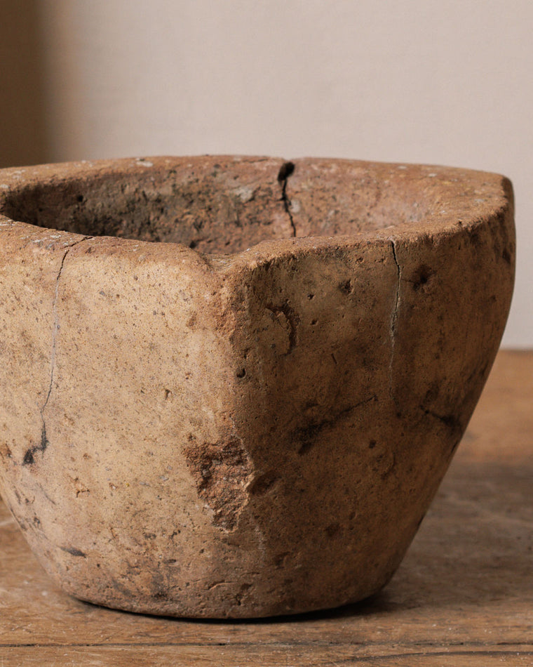 Spanish Red Stone Mortar - 1