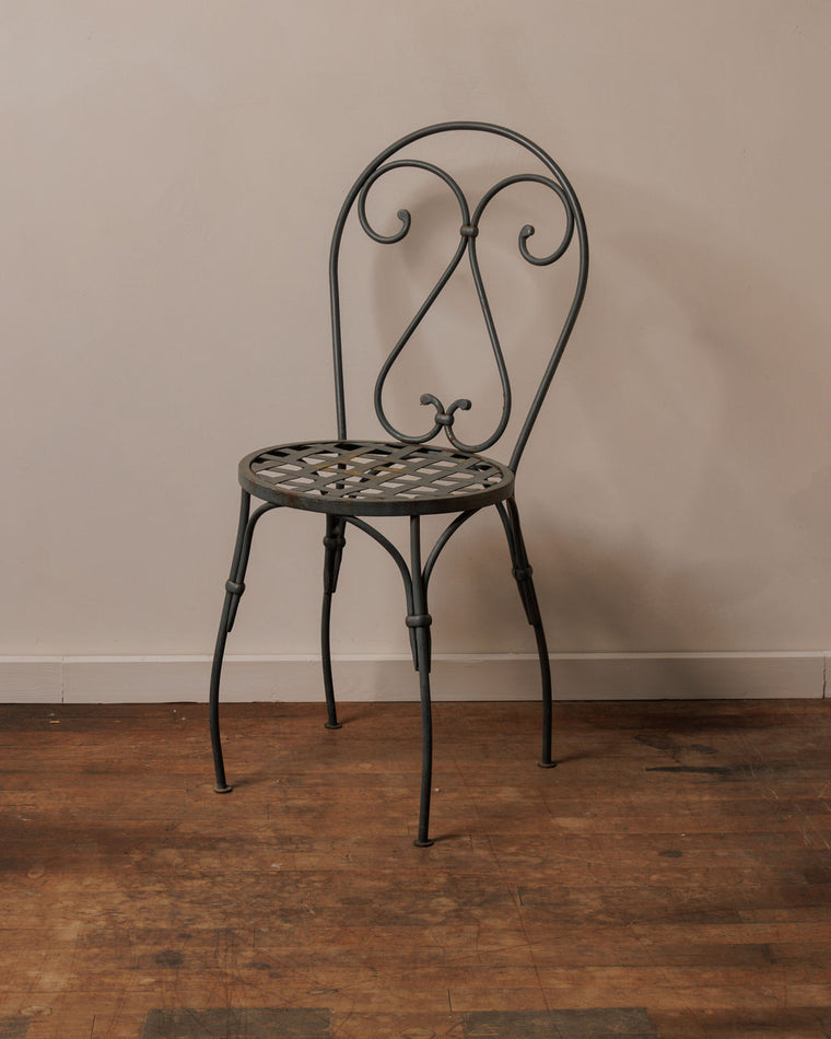 Black Vintage Garden Chair