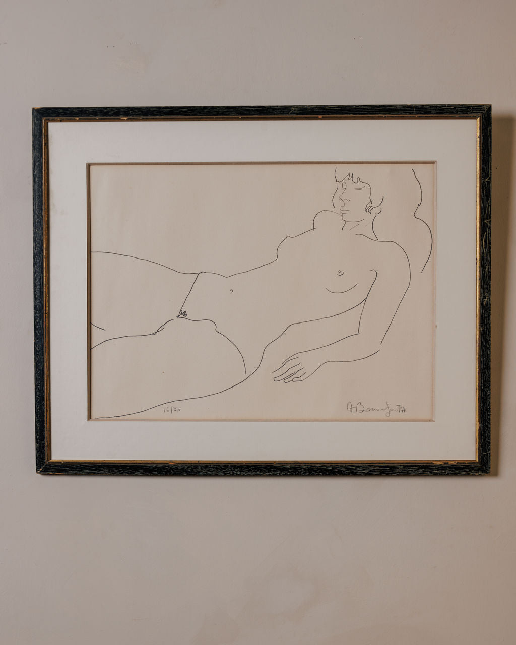 Signed Nude Sketch