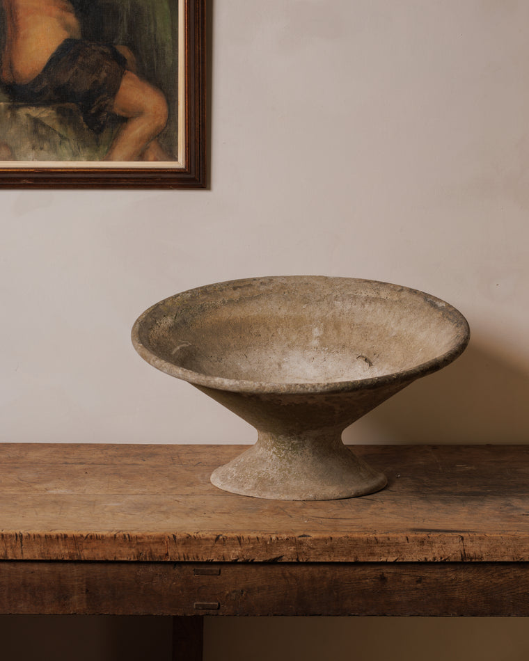 Willy Guhl Tilt Tall Planter - Grey