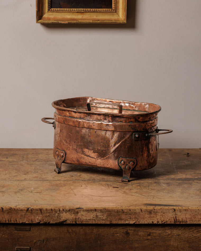 Antique Copper Pot - Large