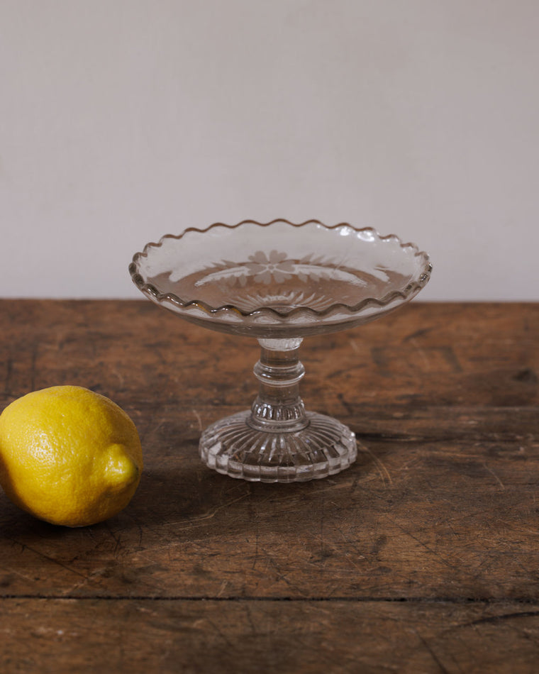Glass Pedestal Dish