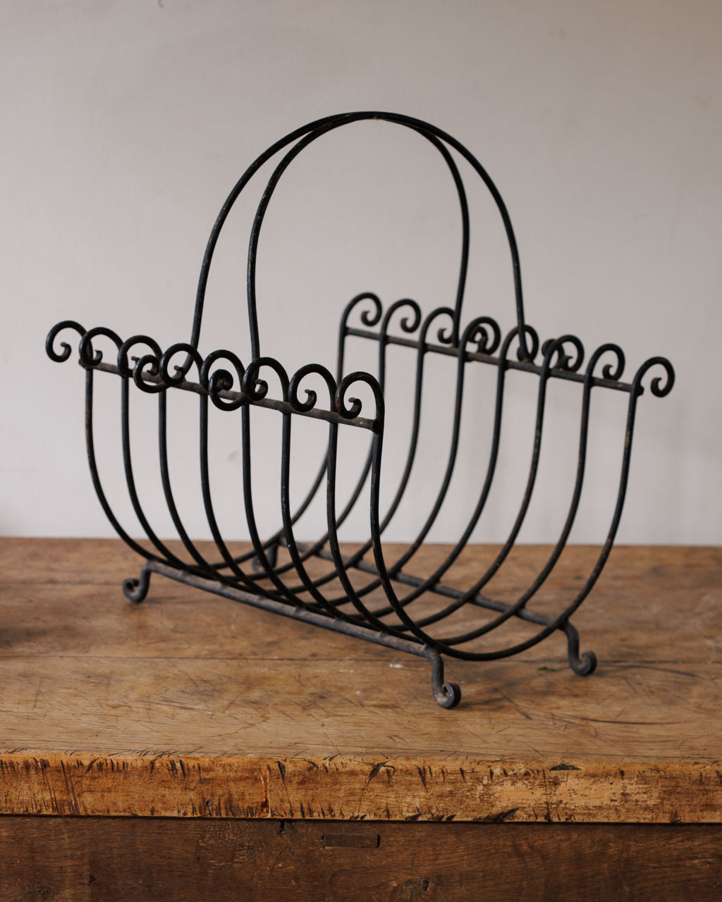 Wrought Iron Magazine Holder