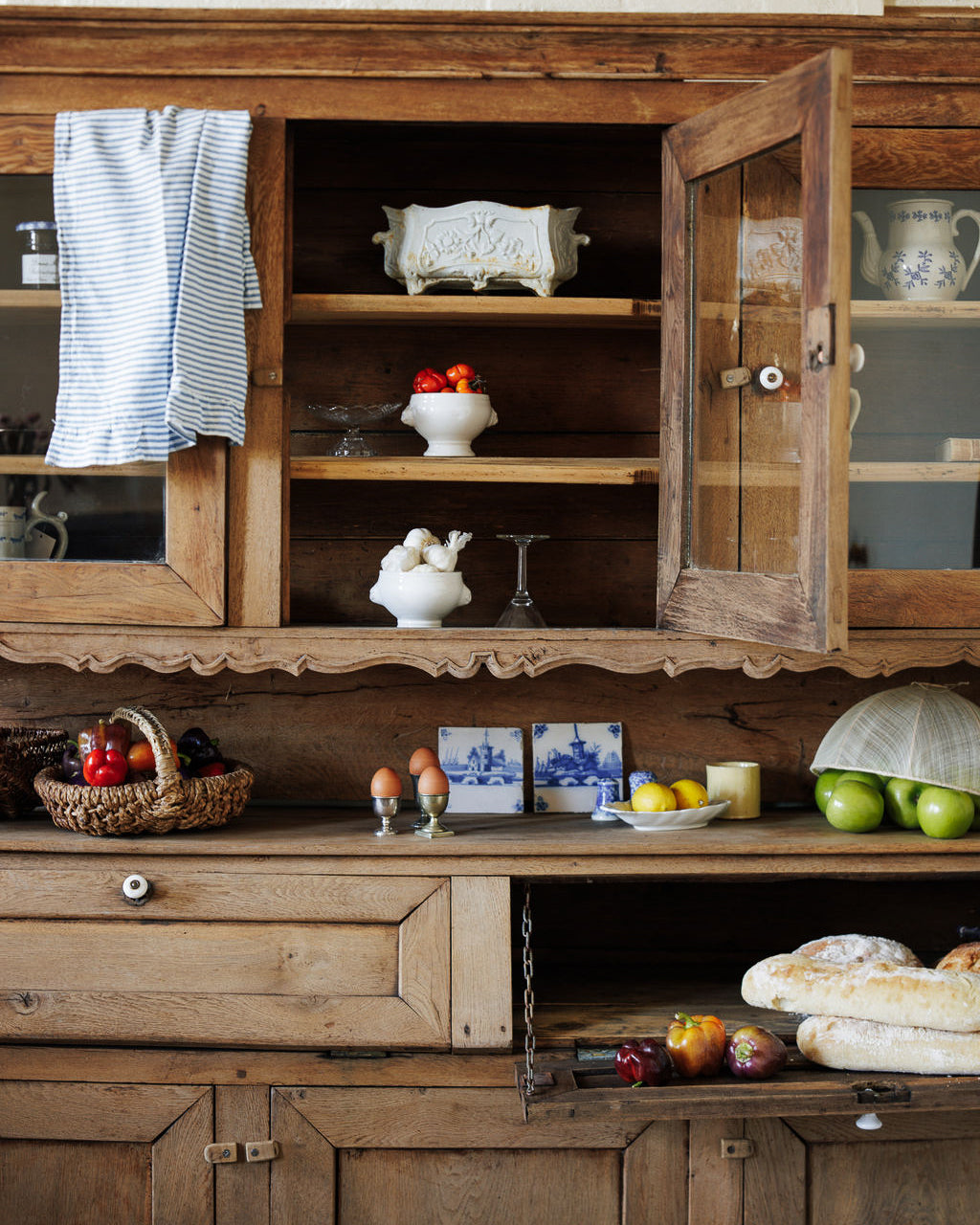 Rare 19th c Kitchen Cupboard