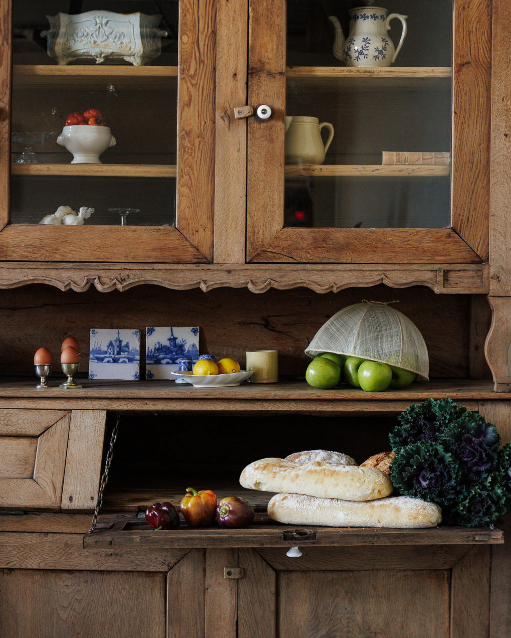 Rare 19th c Kitchen Cupboard