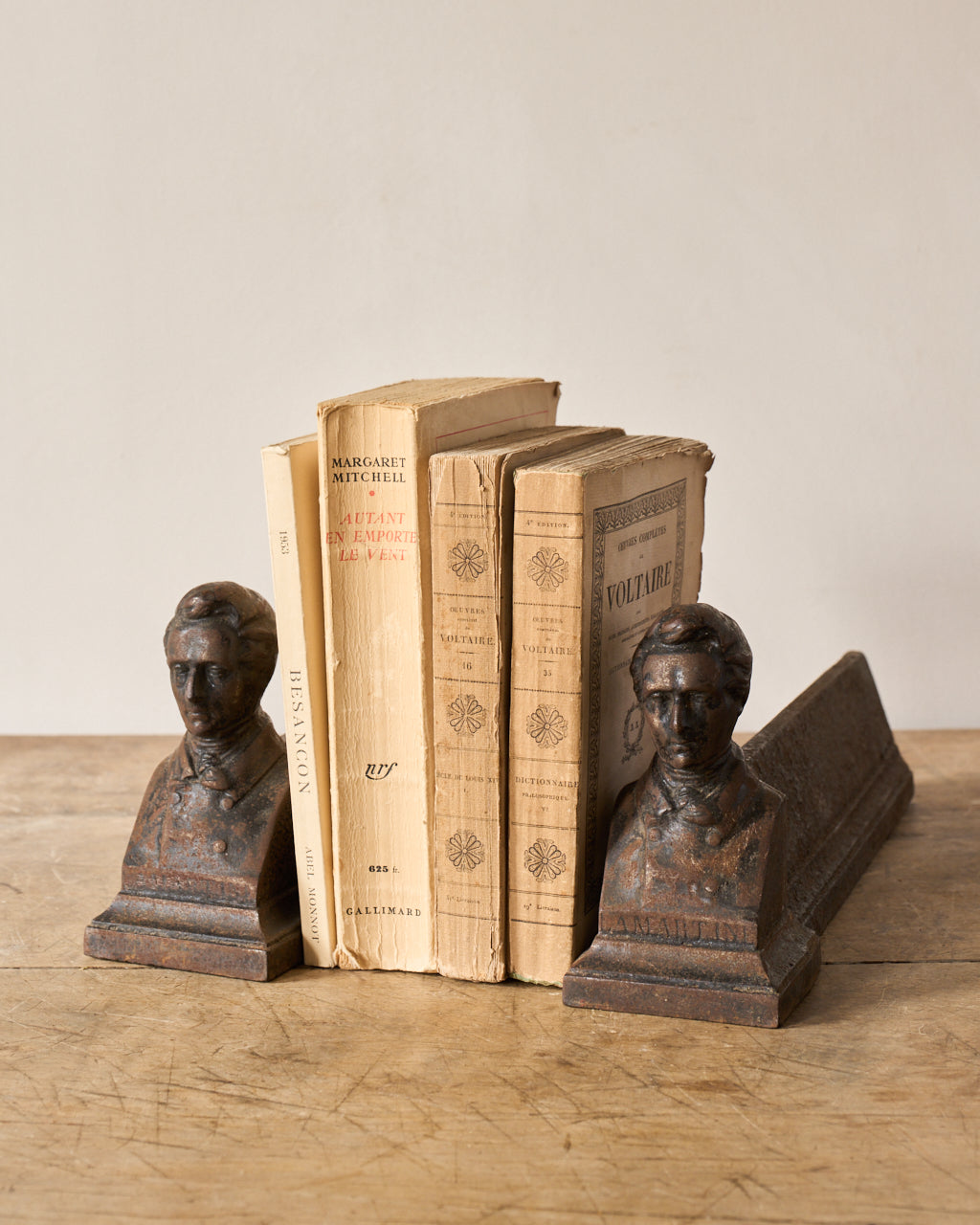 Fireplace Cast Iron Bookends - Monsieur