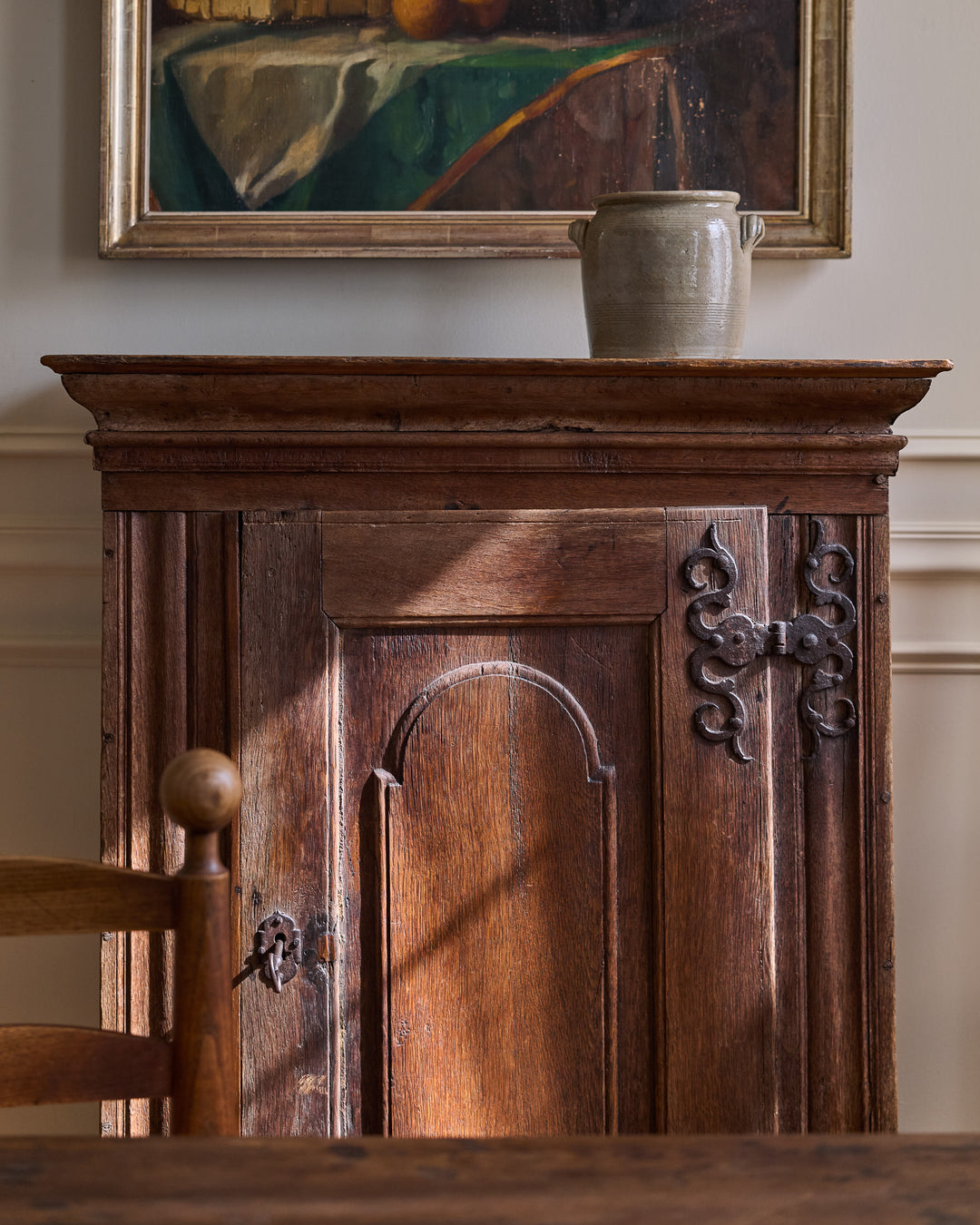 18th c. Carved Cupboard