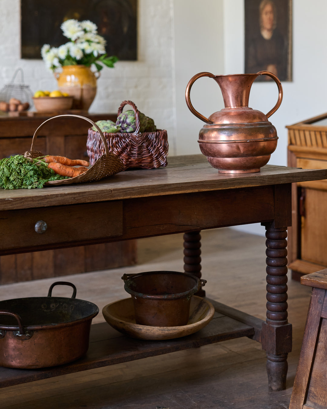 Rare 19th c. Kitchen Island