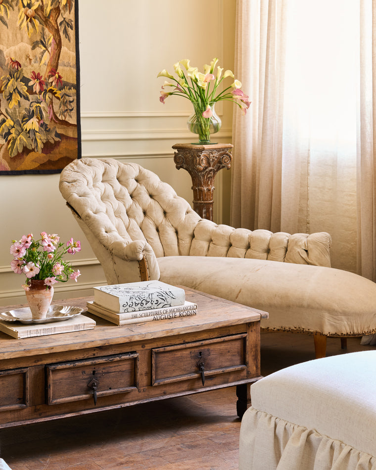 19th c. French Napoleon III Chaise