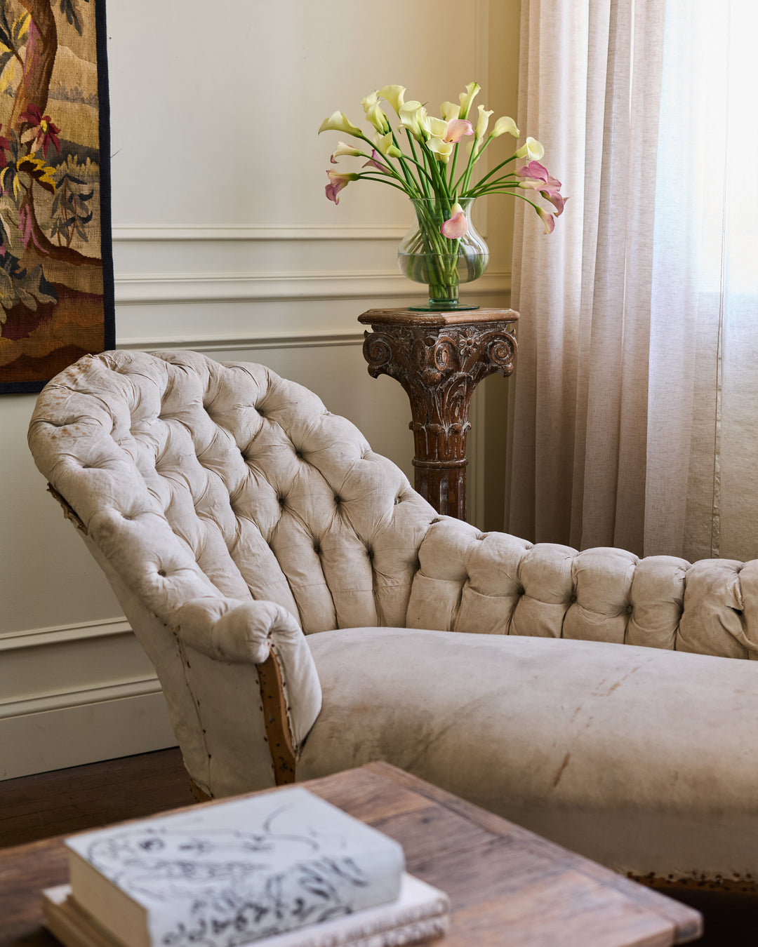 19th c. French Napoleon III Chaise
