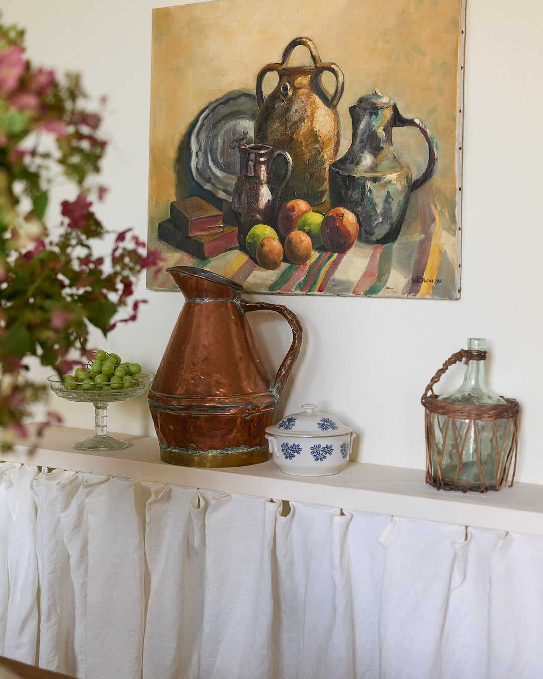Antique Copper Pitcher