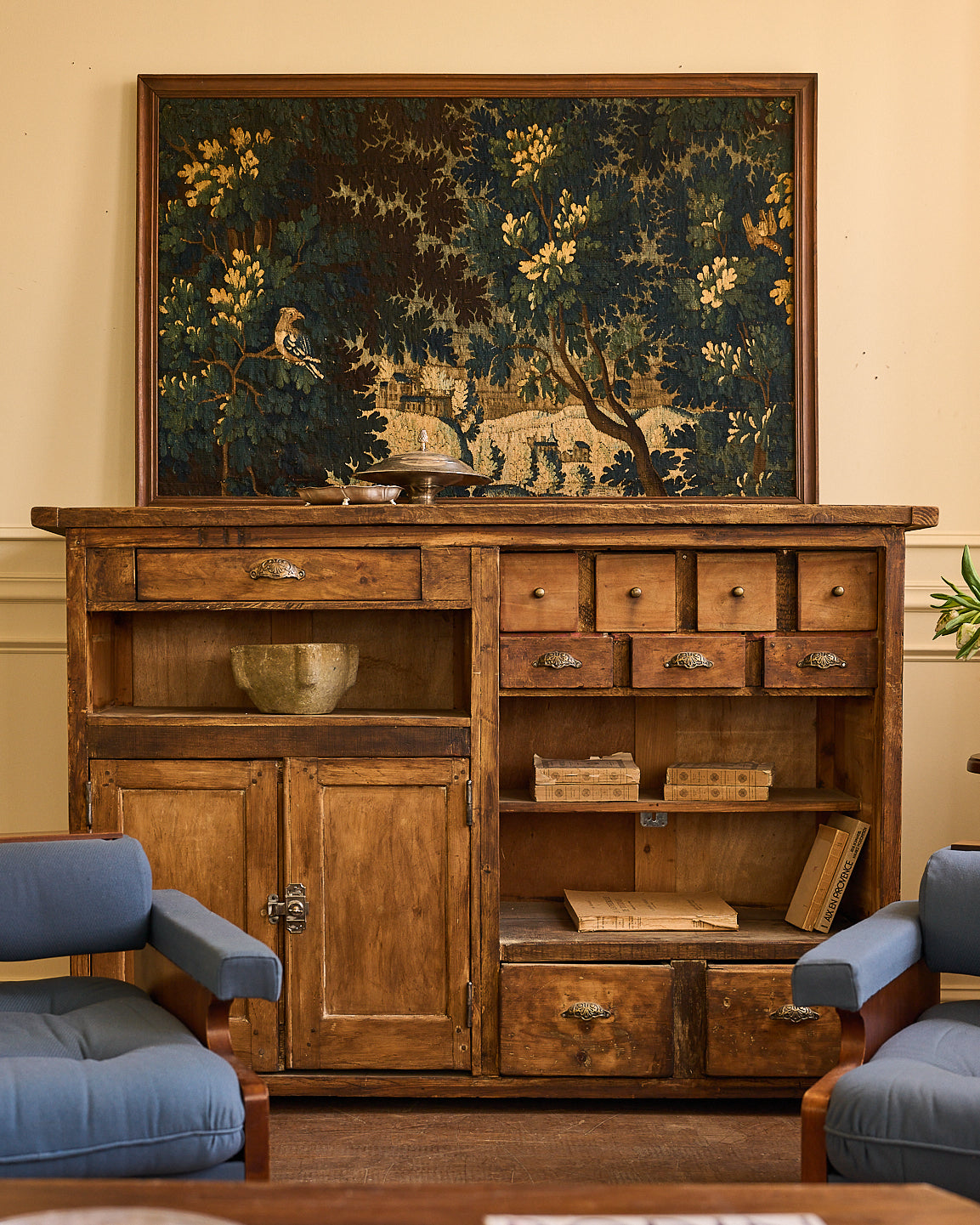 Framed Aubusson Tapestry
