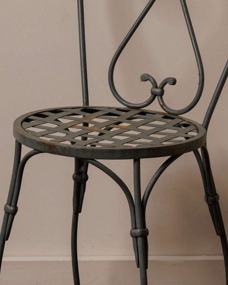 Black Vintage Garden Chair