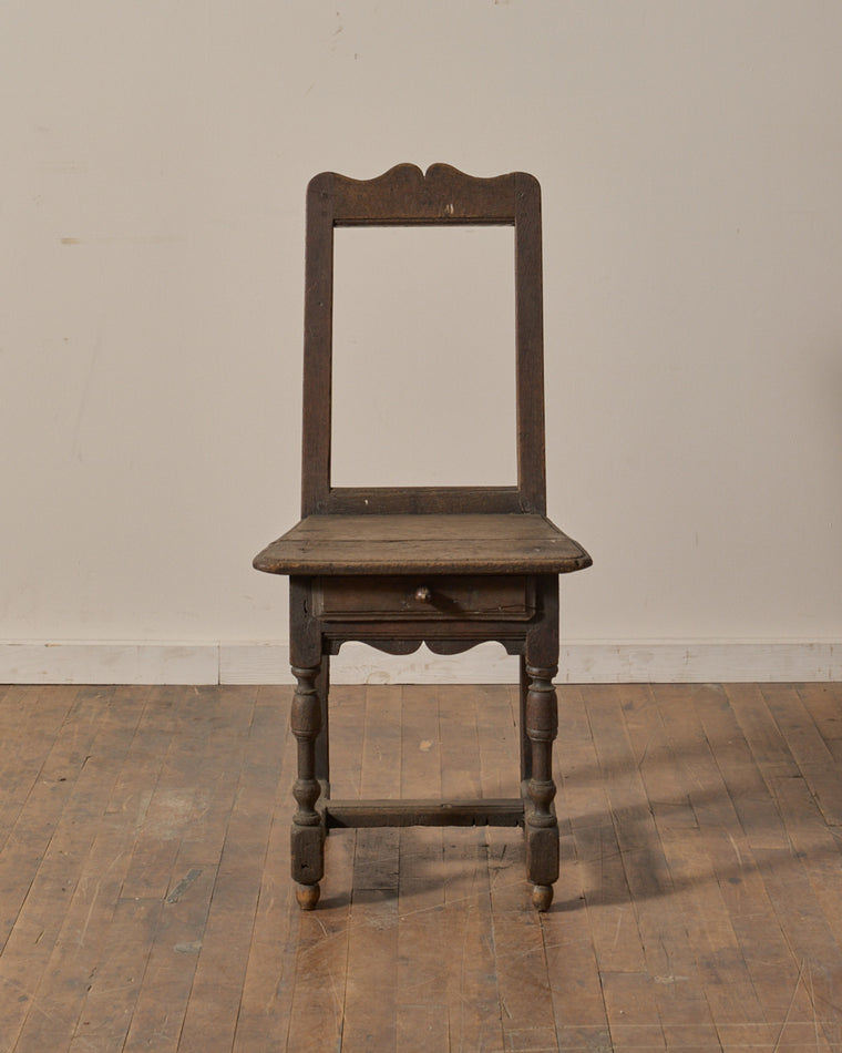 Rare Lorraine Chair with Drawer