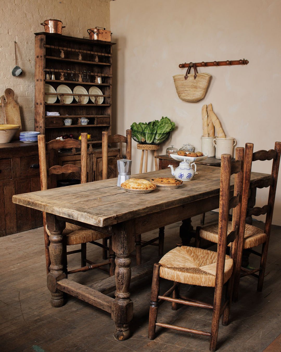 French Oak Farm Table