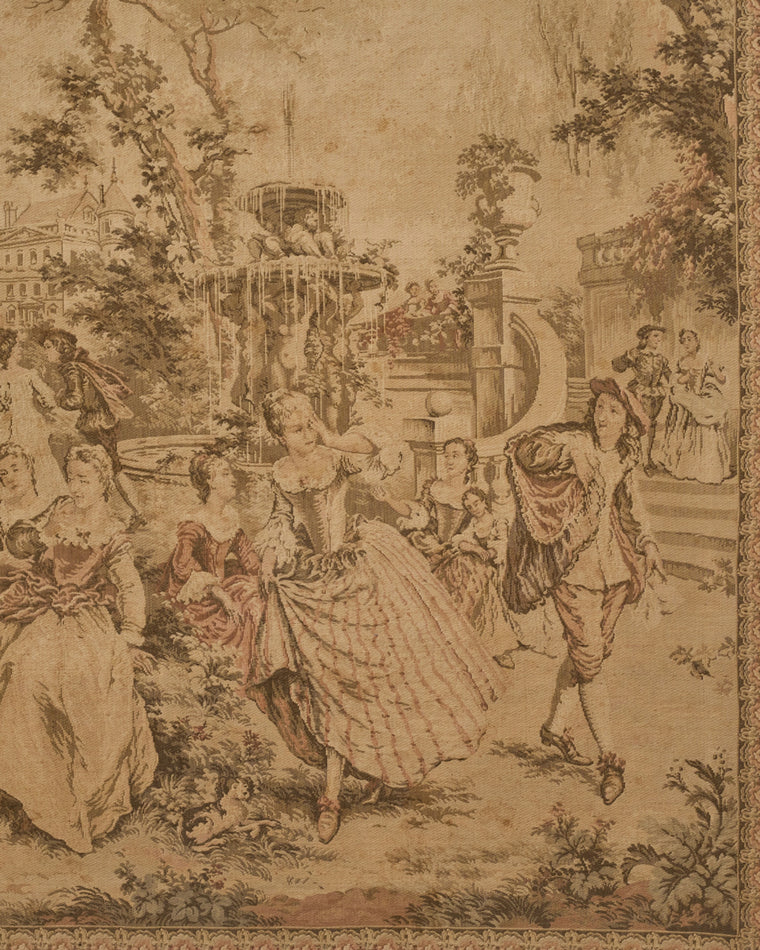 19th c. Framed Tapestry