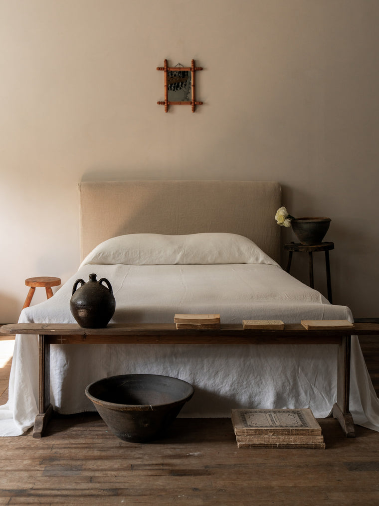 Antique French Oak Bench