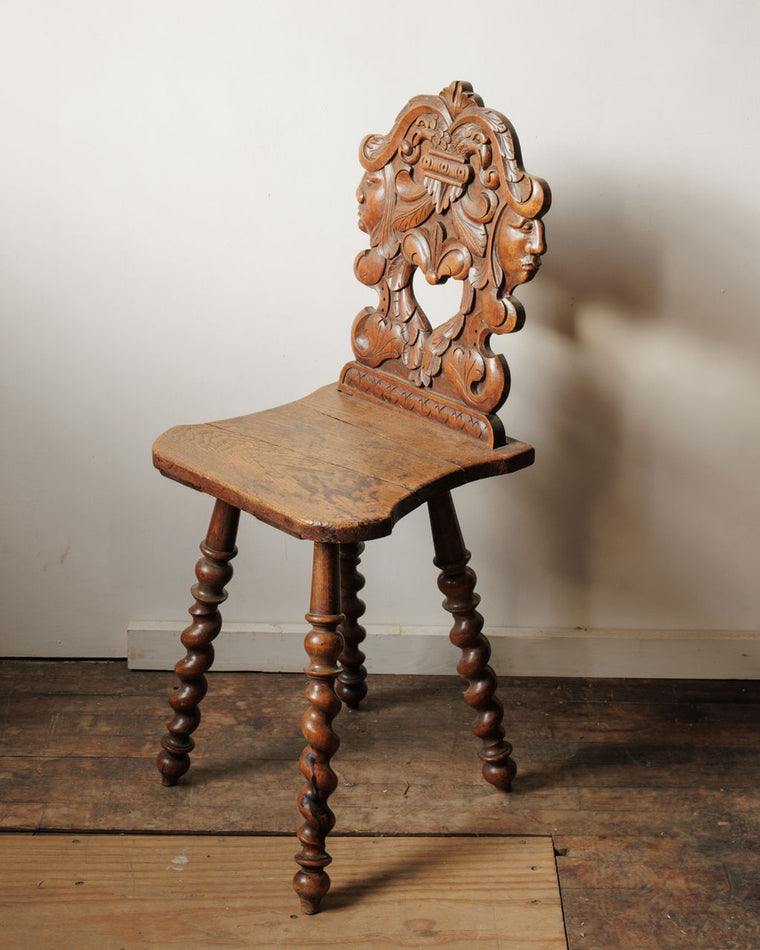 Carved Alsace Chair