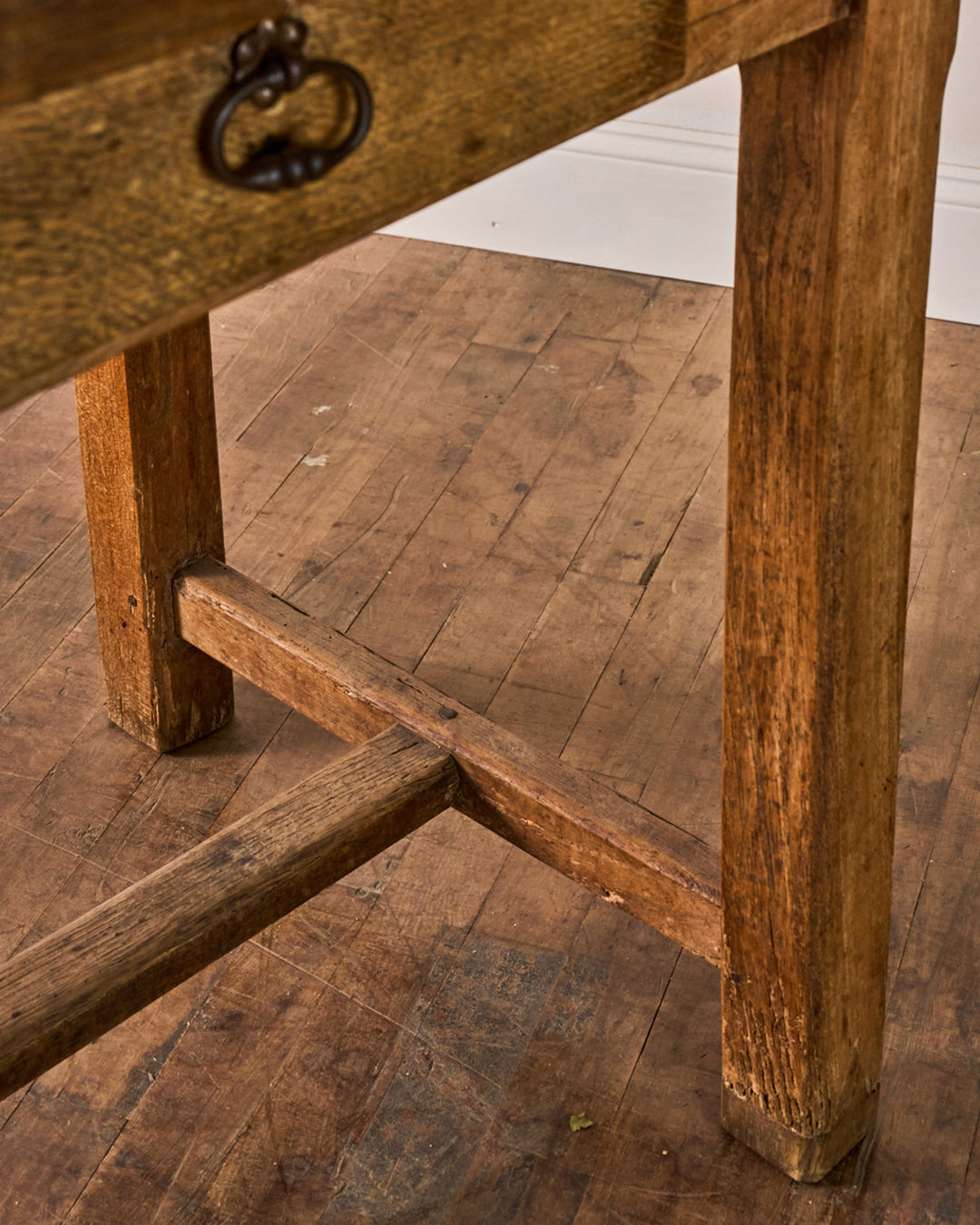 19th c. Oak Console Table