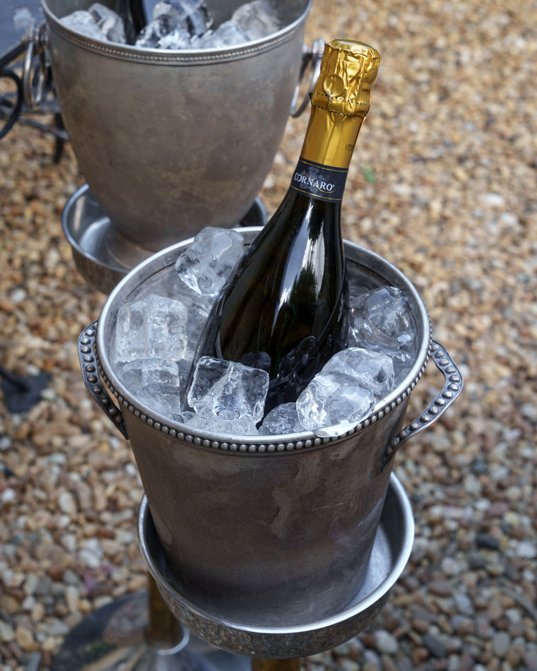 Silver Champagne Bucket with Stand
