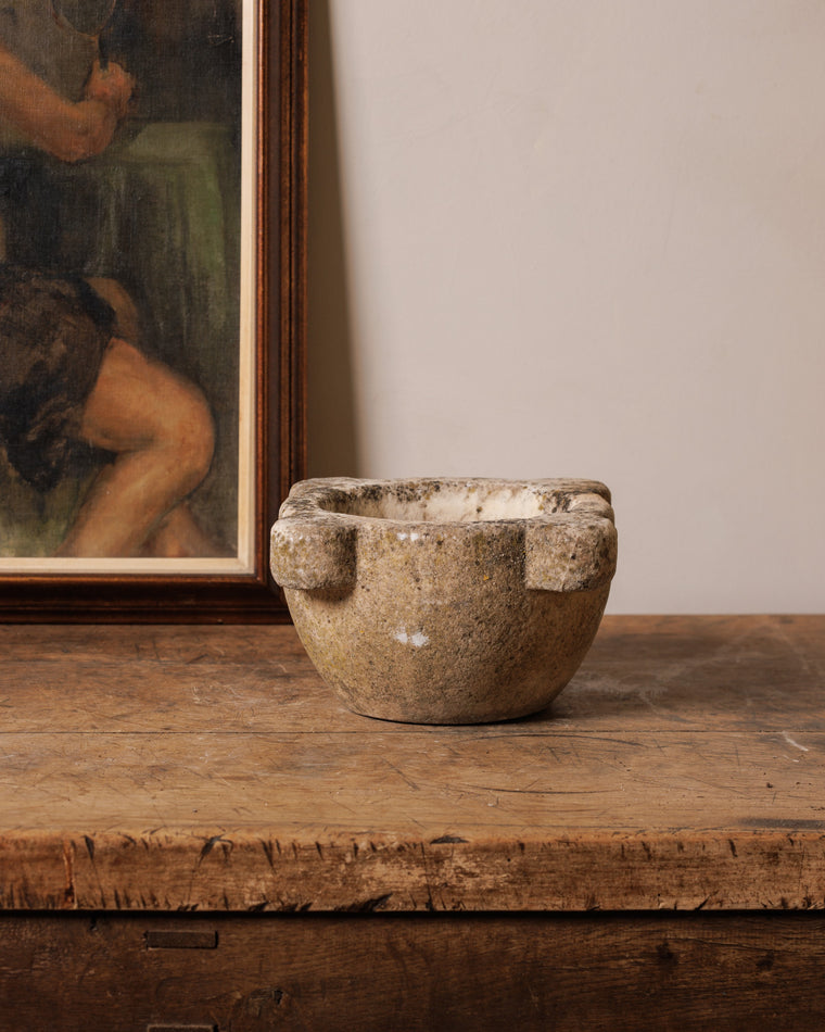 Patina Spanish Marble Mortar