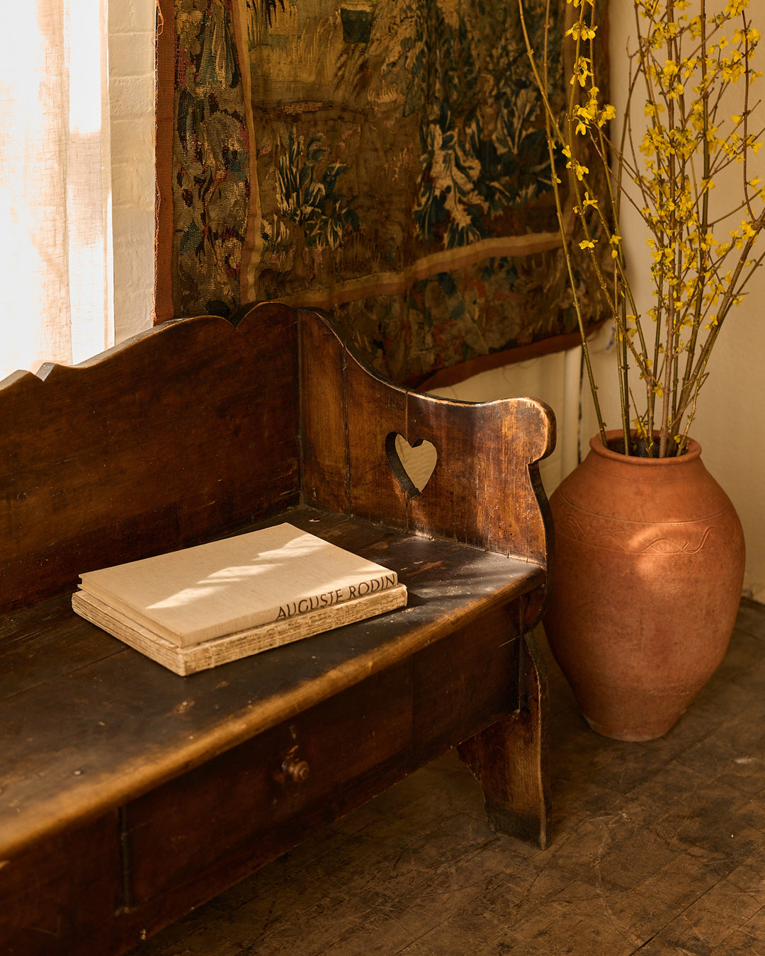 19th c. Alps Church Bench