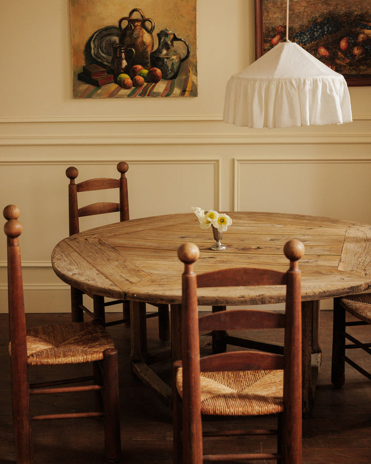 Burgundy Dining Table