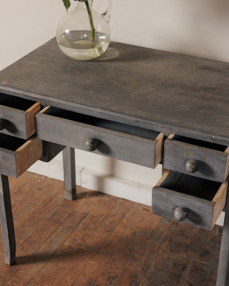 French Blue Side Table