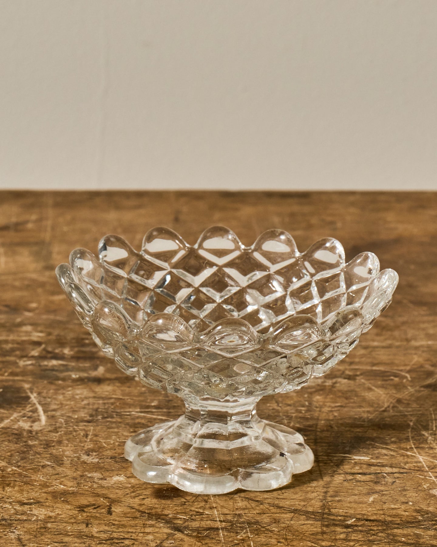Mini Glass Pedestal Dish
