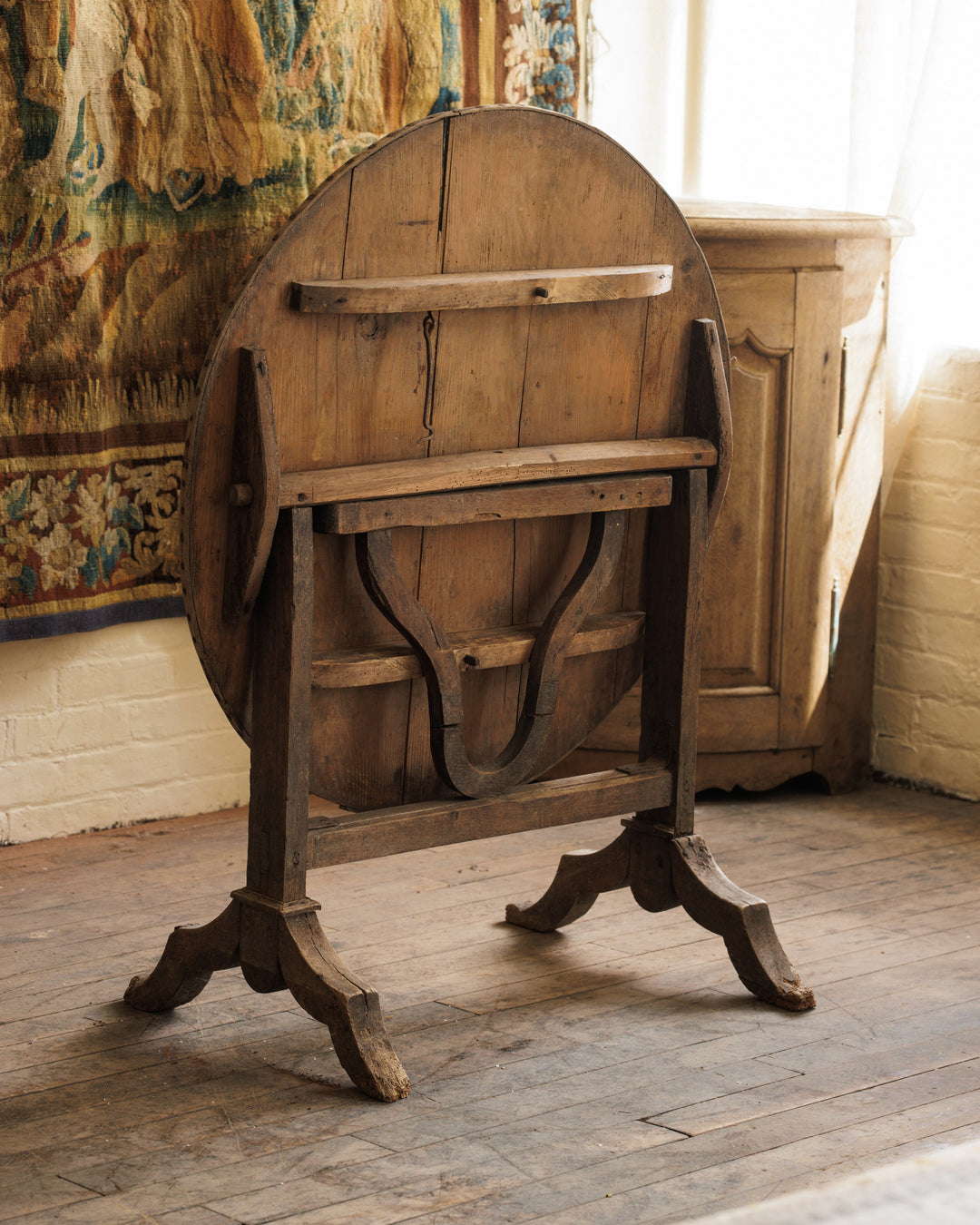 Primitive Wine Tasting Table