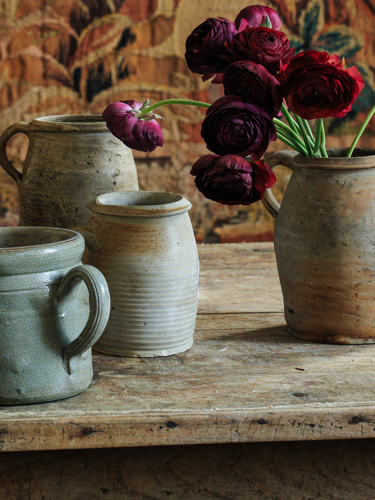 French Stoneware Vase