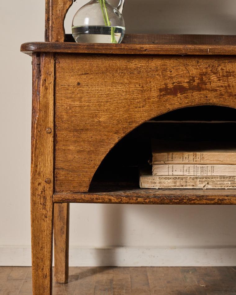 19th c. French Dish Cupboard