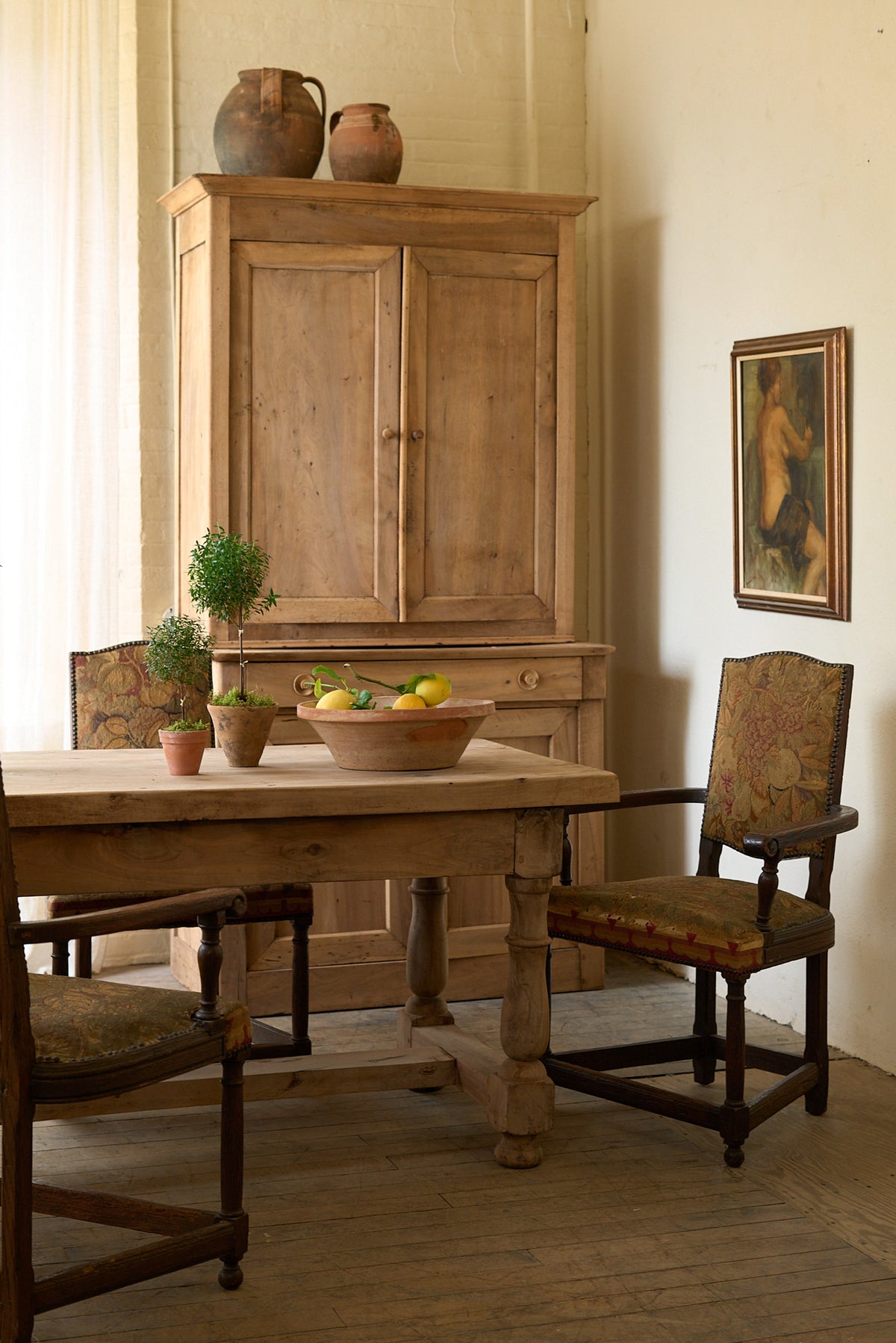 French Oak Cupboard