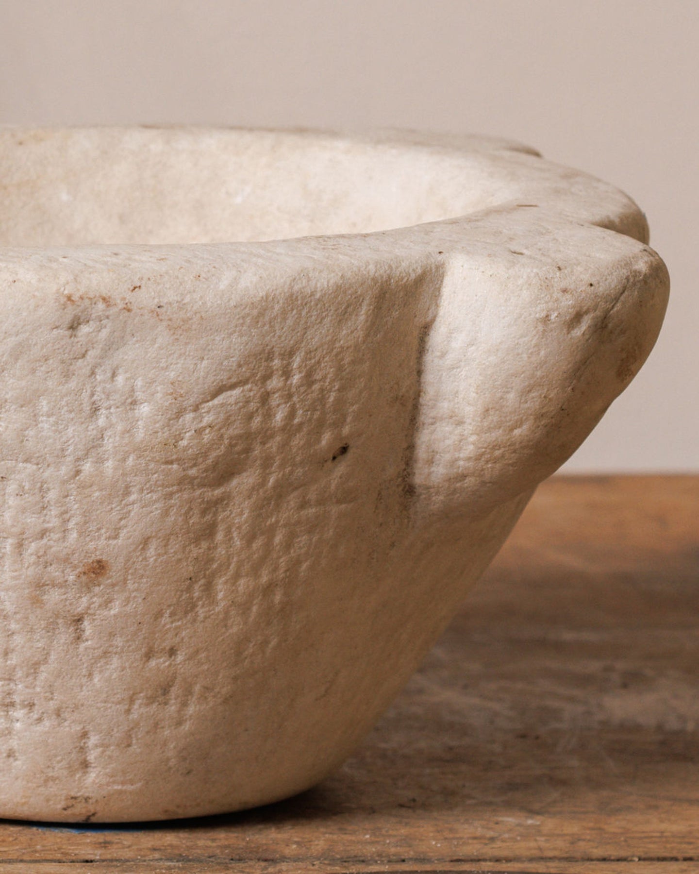 Large French Marble Mortar