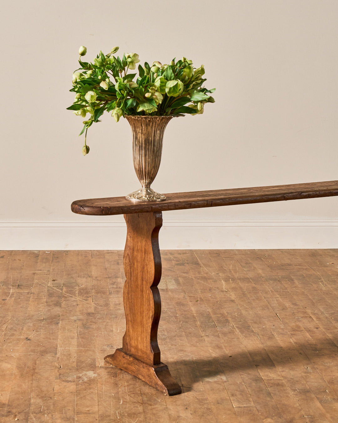 19th c. French Oak Bench