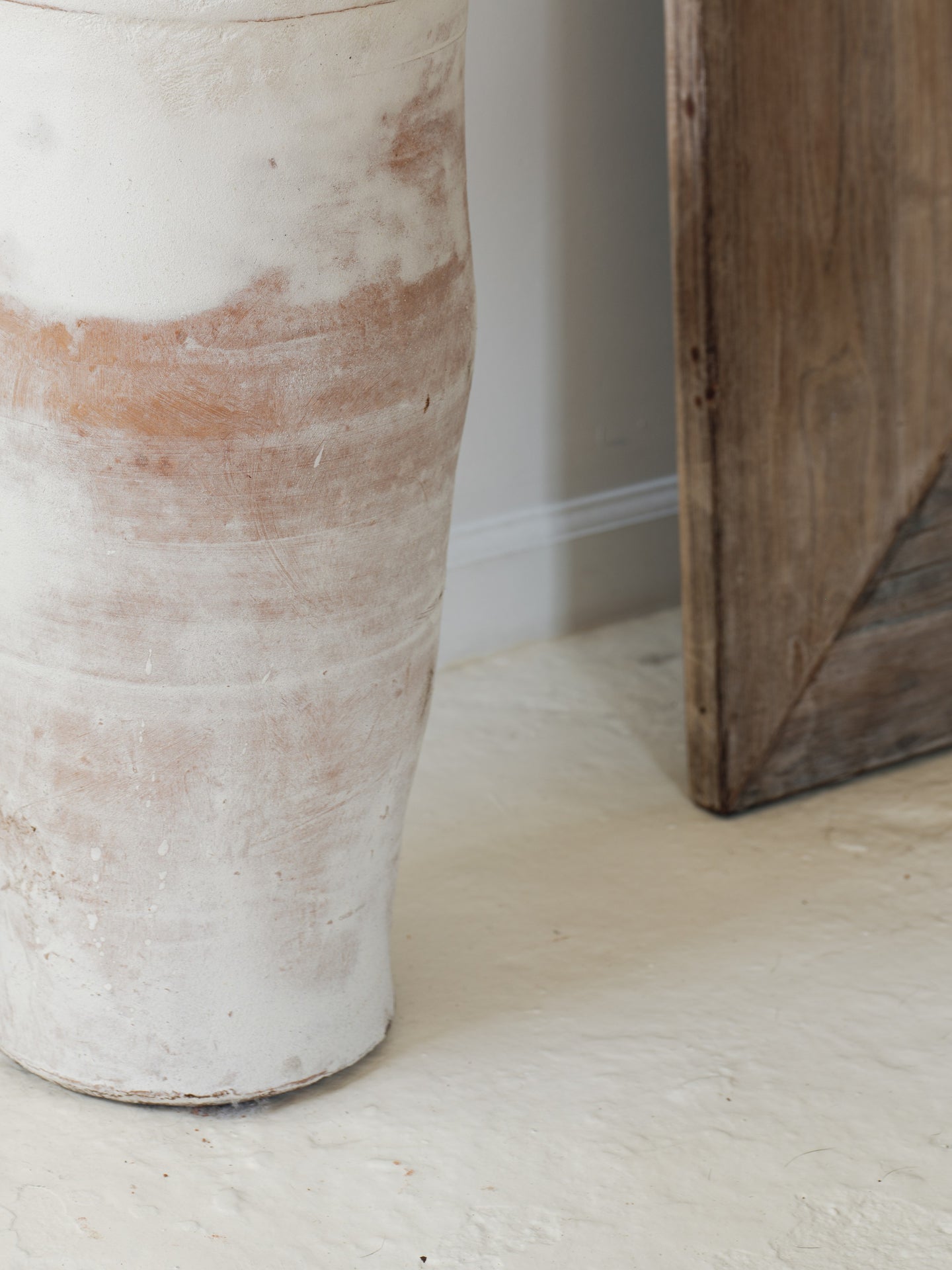 Moroccan Plaster Planter - Tall