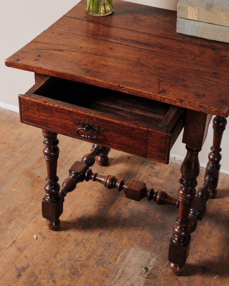 18th c. Walnut Side Table
