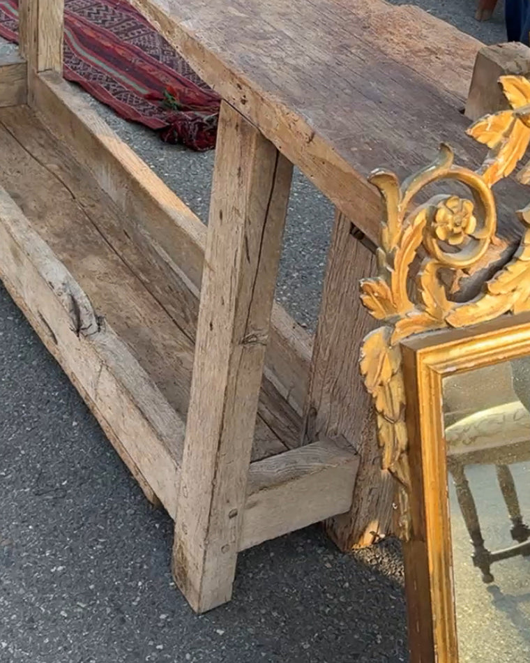 19th Century Walnut Workbench