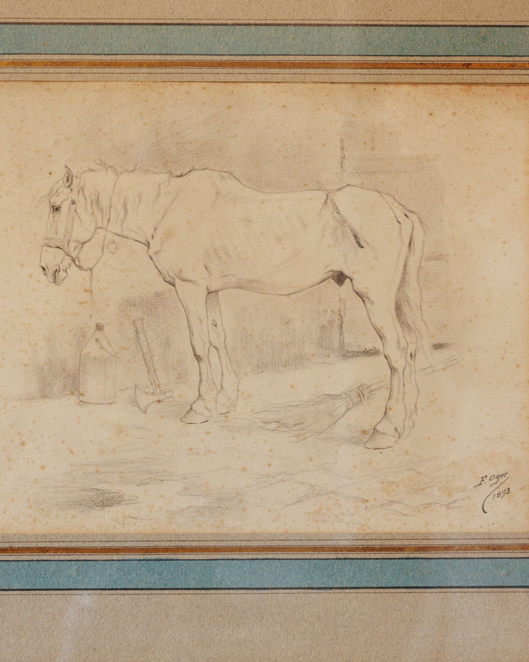 Le Cheval Sketch Artwork