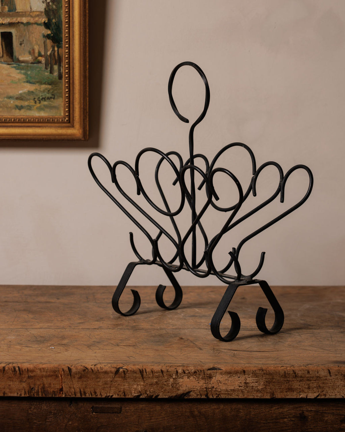 French Fire Log Holder