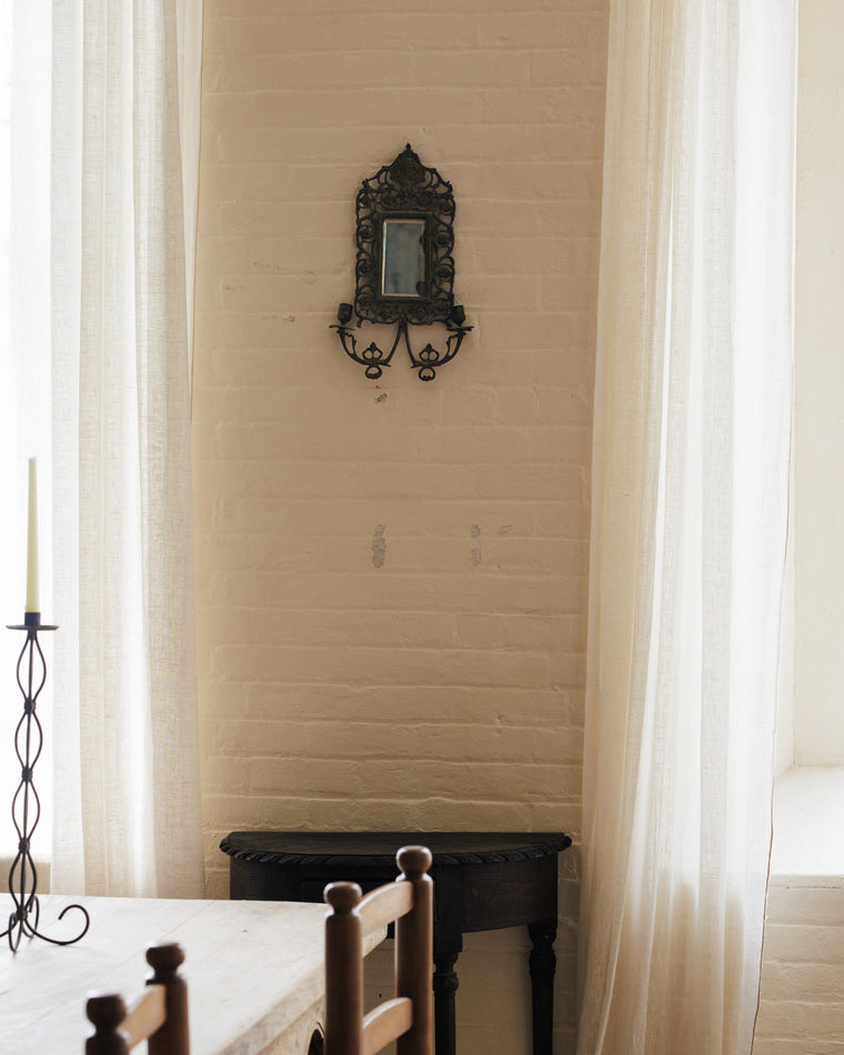 Antique Candle Sconce Mirror