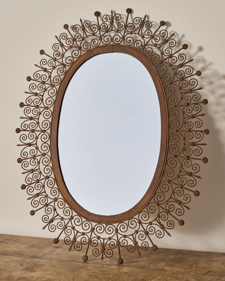 Wrought Iron Mirror
