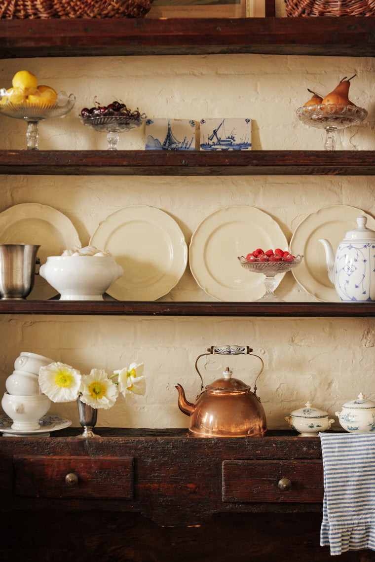 Antique Copper Teapot